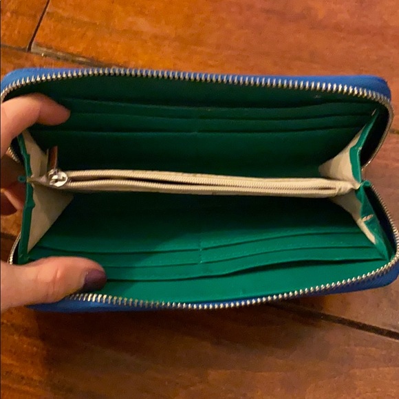 Green and blue wallet - Picture 3 of 3